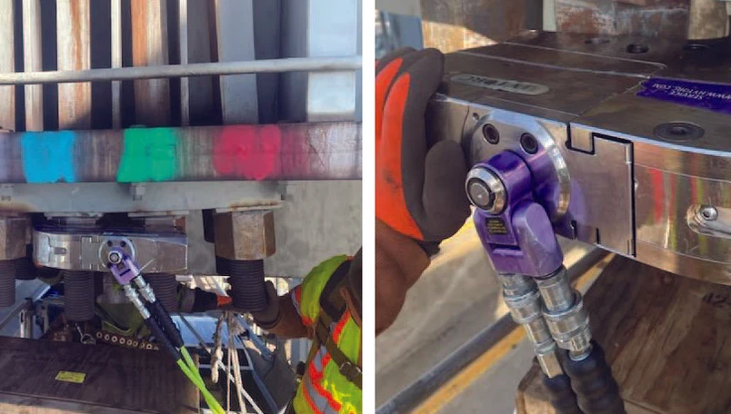 HYTORC y VDOT completan mantenimiento de puente de forma eficiente con herramientas de torque avanzadas.