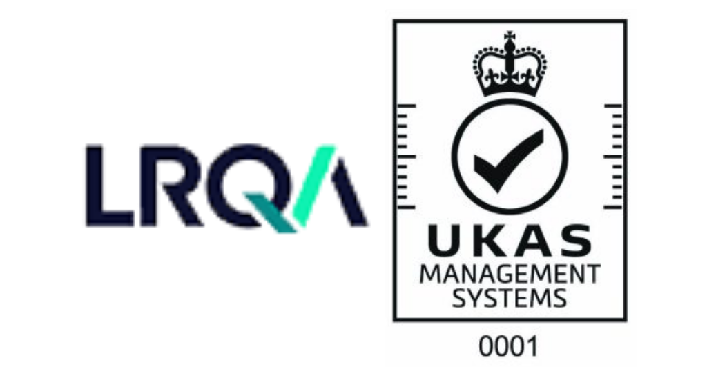 Lloyd's Register Logo y UKAS Quality Assurance Logo