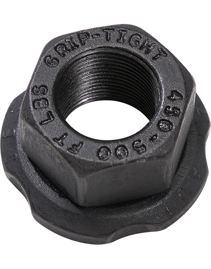 Tuerca GRIP-TIGHT™ de HYTORC mostrando el punto de reacción integrado para mejorar la seguridad