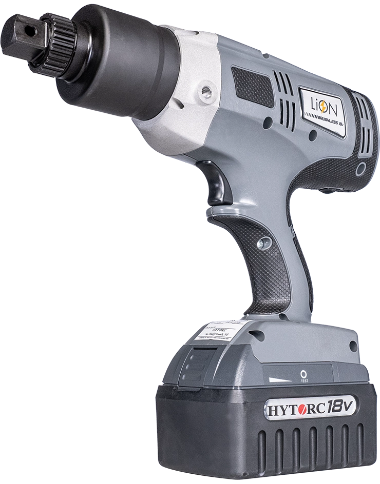 Herramienta portátil LION GUN HYTORC, torque preciso y confiable con batería de 18V