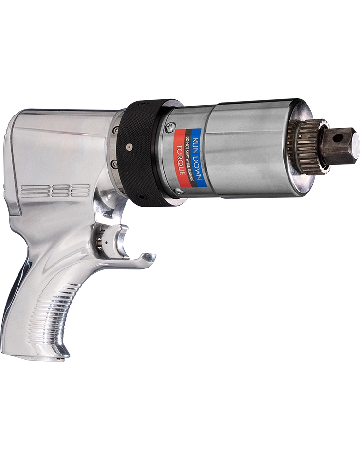 jGun® DUAL SPEED: herramienta neumática de torque con cambio rápido entre modos, amplio rango de torque y diseño ergonómico para mayor eficiencia y seguridad