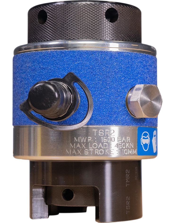 Tensor Topside Spring Return HYTORC, con válvula de alivio integrada para mayor seguridad y personalización